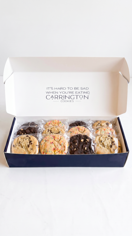12 cookie gift box from Carrington Cookies